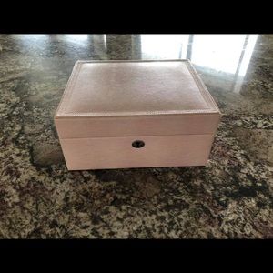 Pottery Barn Pink Jewelry Box
